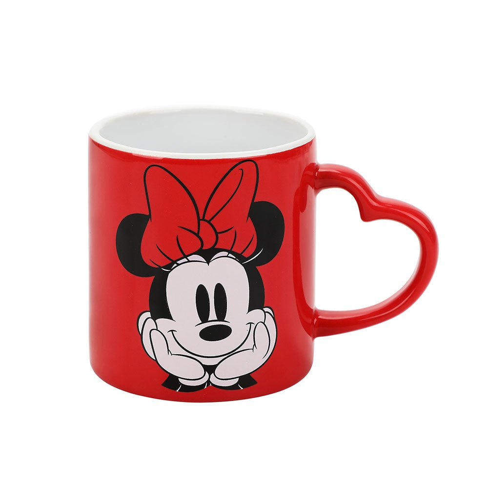 Disney Minnie Mouse Sculpted Handle 16 oz. Ceramic Mug