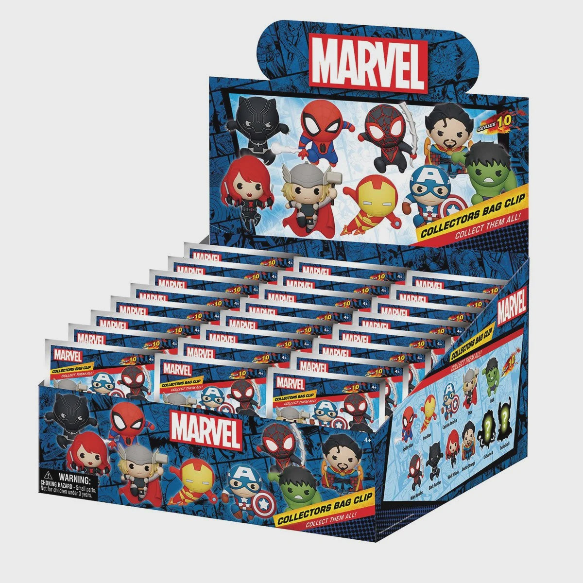 Marvel Classic 3D Foam Bag Clip - Series 10