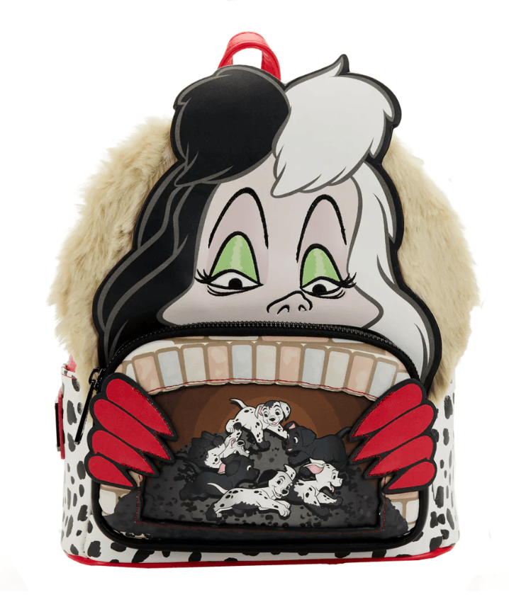 101 Dalmatians Cruella De Villains Scene Mini Backpack