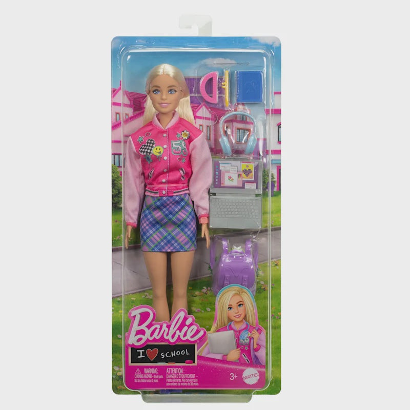 Barbie I Love School Student Play Set