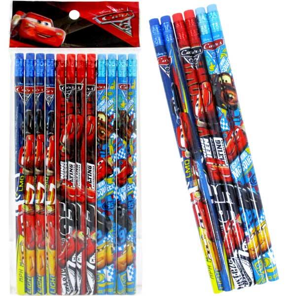 12PC PACK PENCIL CARS