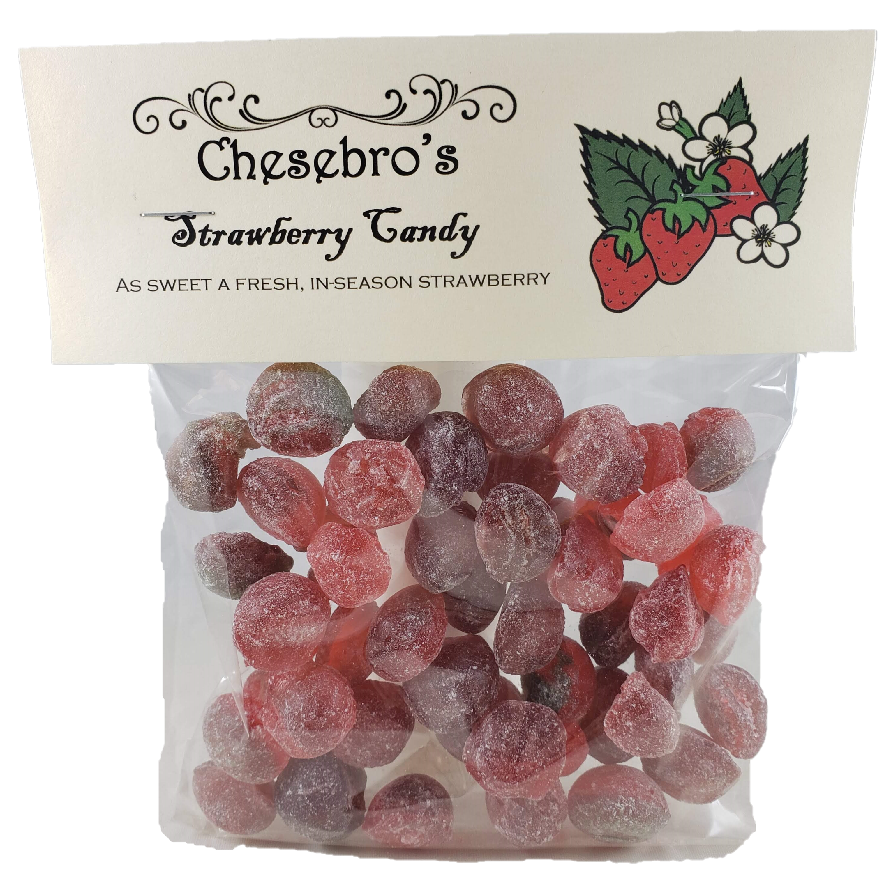 Strawberry Hard Candy Drops, 4.5 ounces