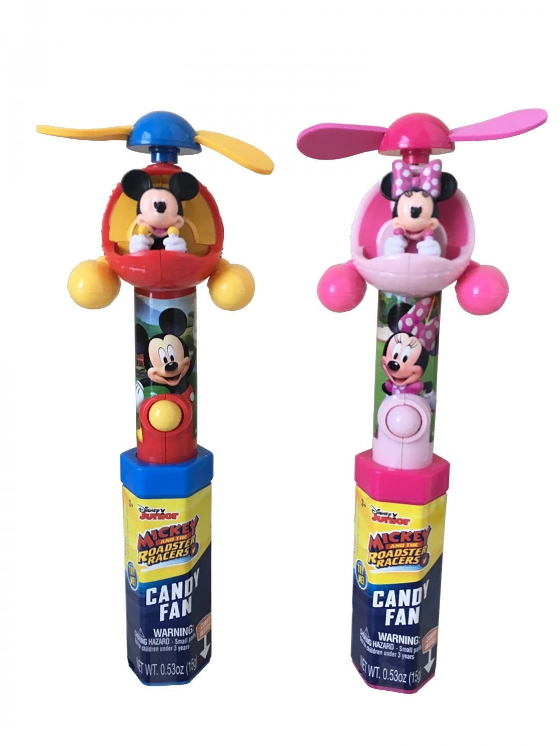 Disney Mickey Mouse and Minnie Clubhouse Helicopter Fan with candy