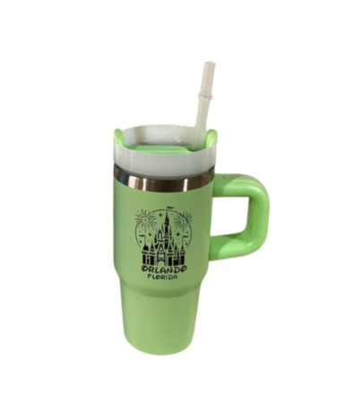 Castle Stainless Steel Insulated Tumbler 14oz w/ Straw Asst