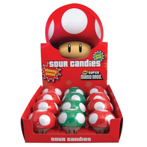 Nintendo Mushroom Sours Tin - Sour Candy