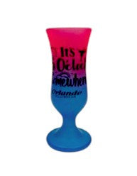 Orlando ''It's 5'Oclock Somewhere'' 2oz Colorful Glass Assrt