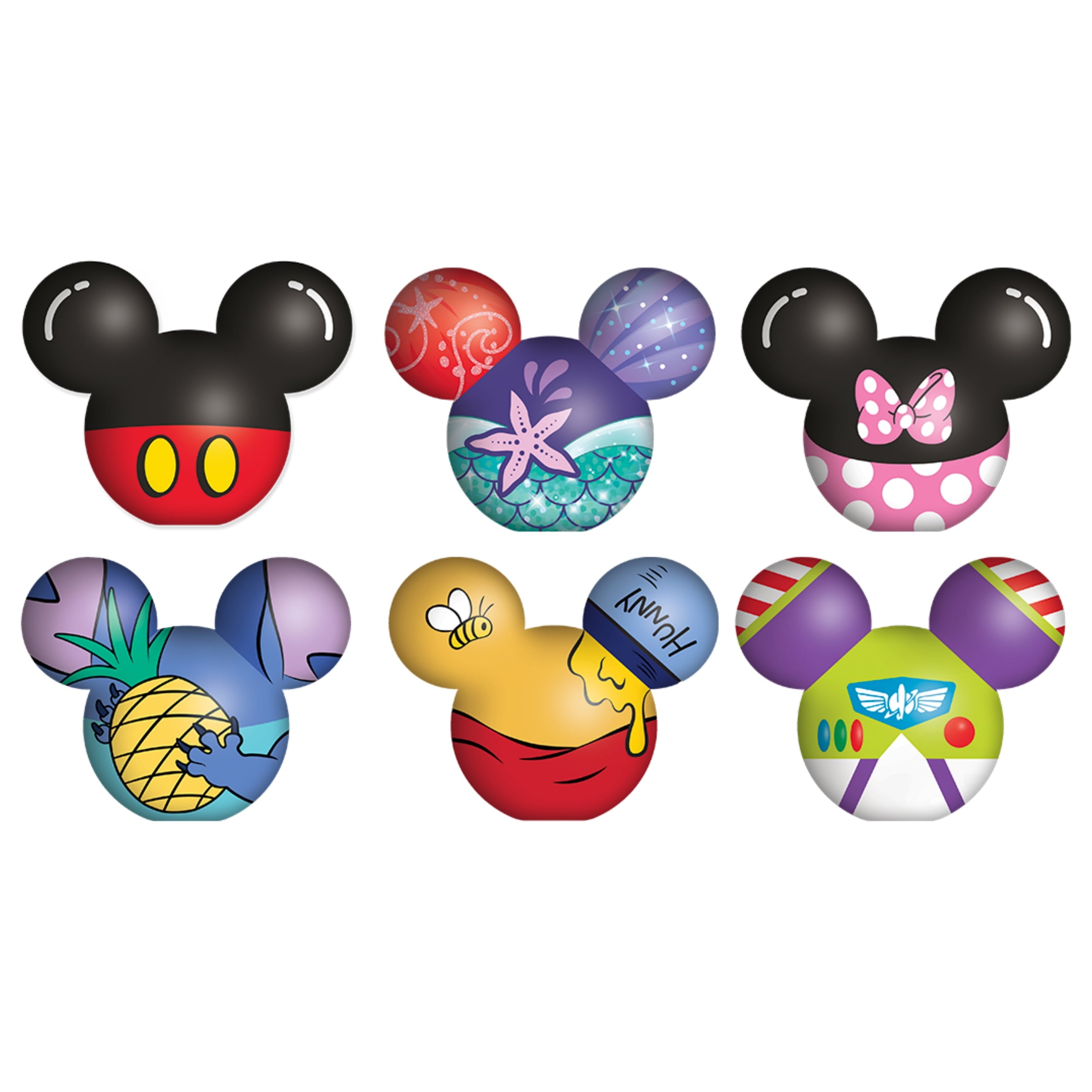 Disney Squish Ears, Slow Rise Foam, 2 Sides, 1 Piece, Novelty Toy