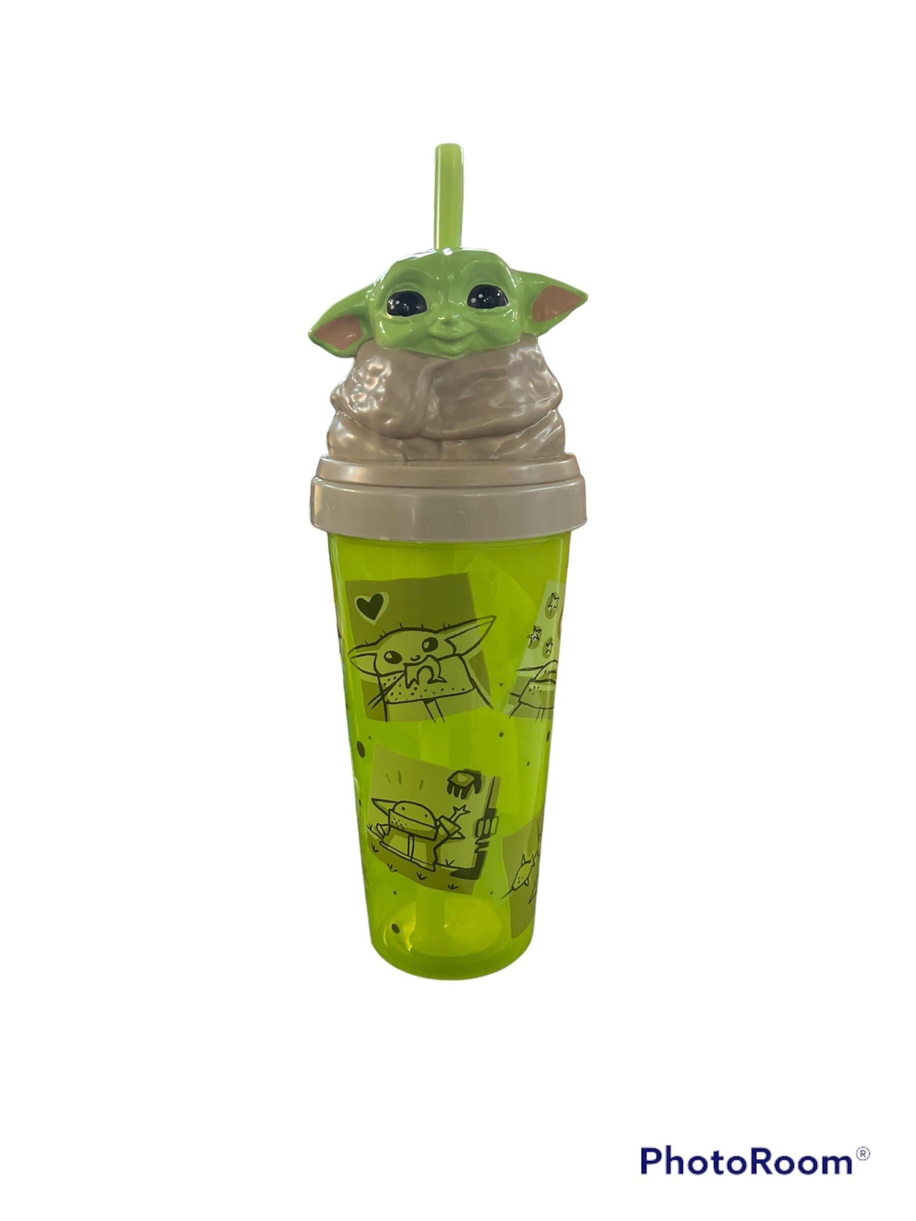 18oz Star Wars Mandalorian The Child Plastic Tumbler with Straw