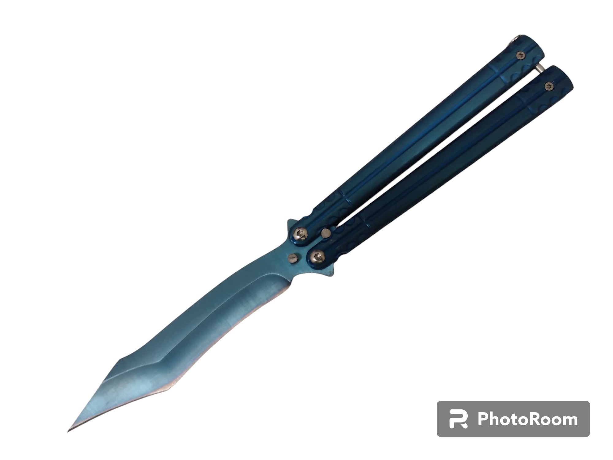 Blue Folding Knife 5''