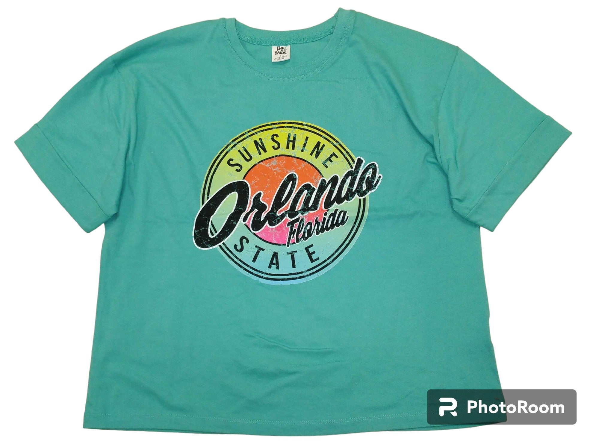 Miami Blue T-Shirt Folding Sleeves