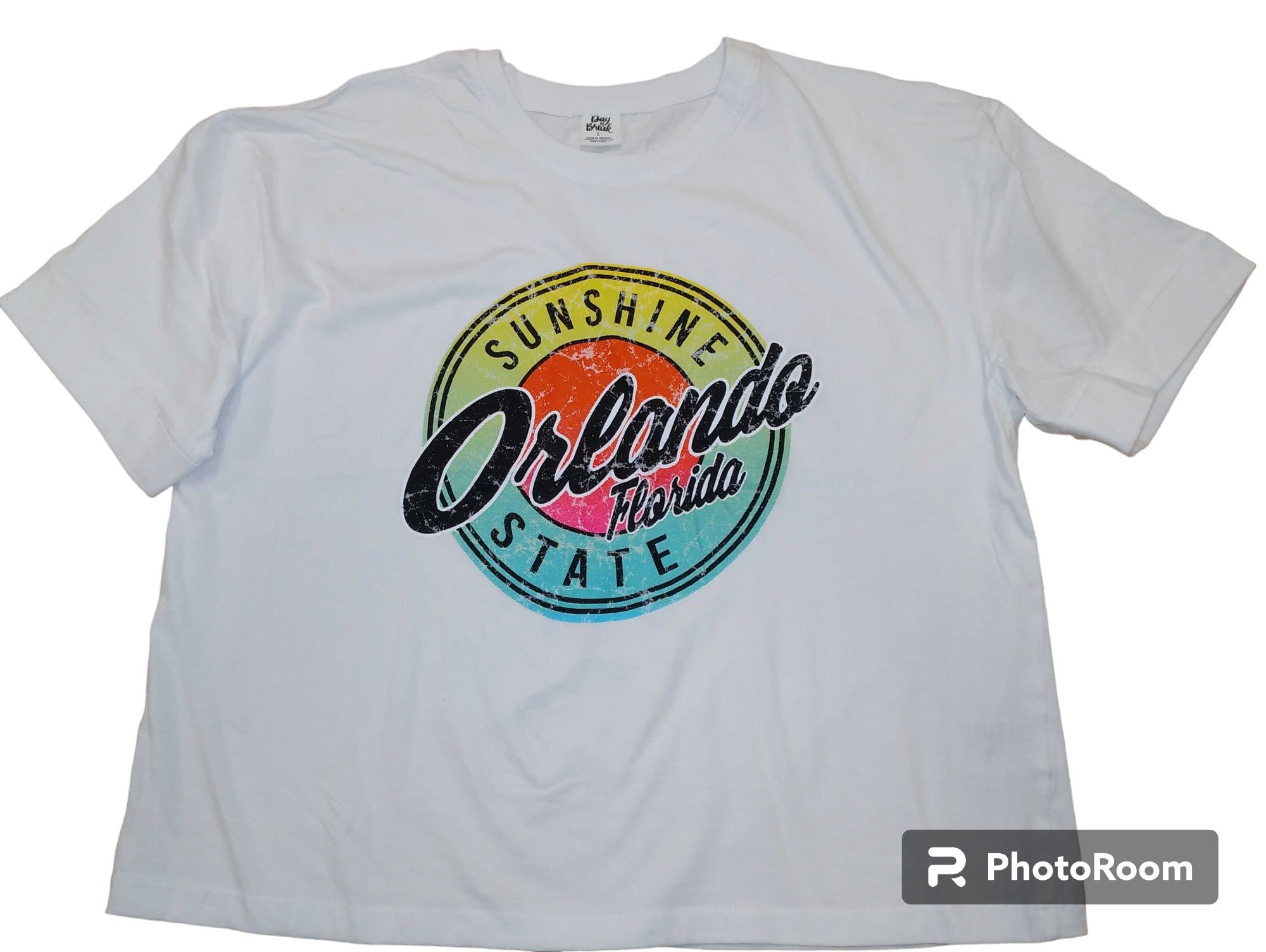 White T-Shirt Folding Sleeves