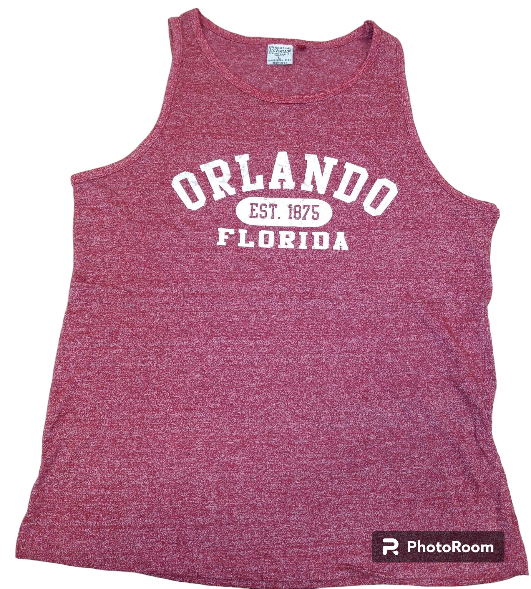 Maroon Men Chain Yarn Tank Top