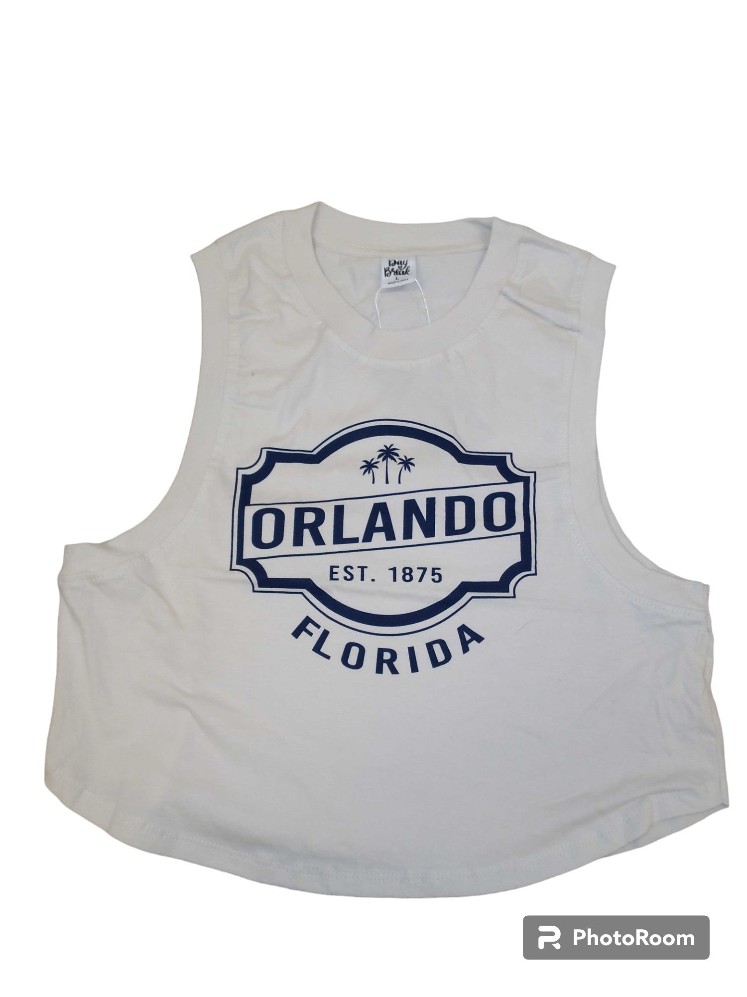 Oyster Ladies Muscle Cropped Top Without Pocket