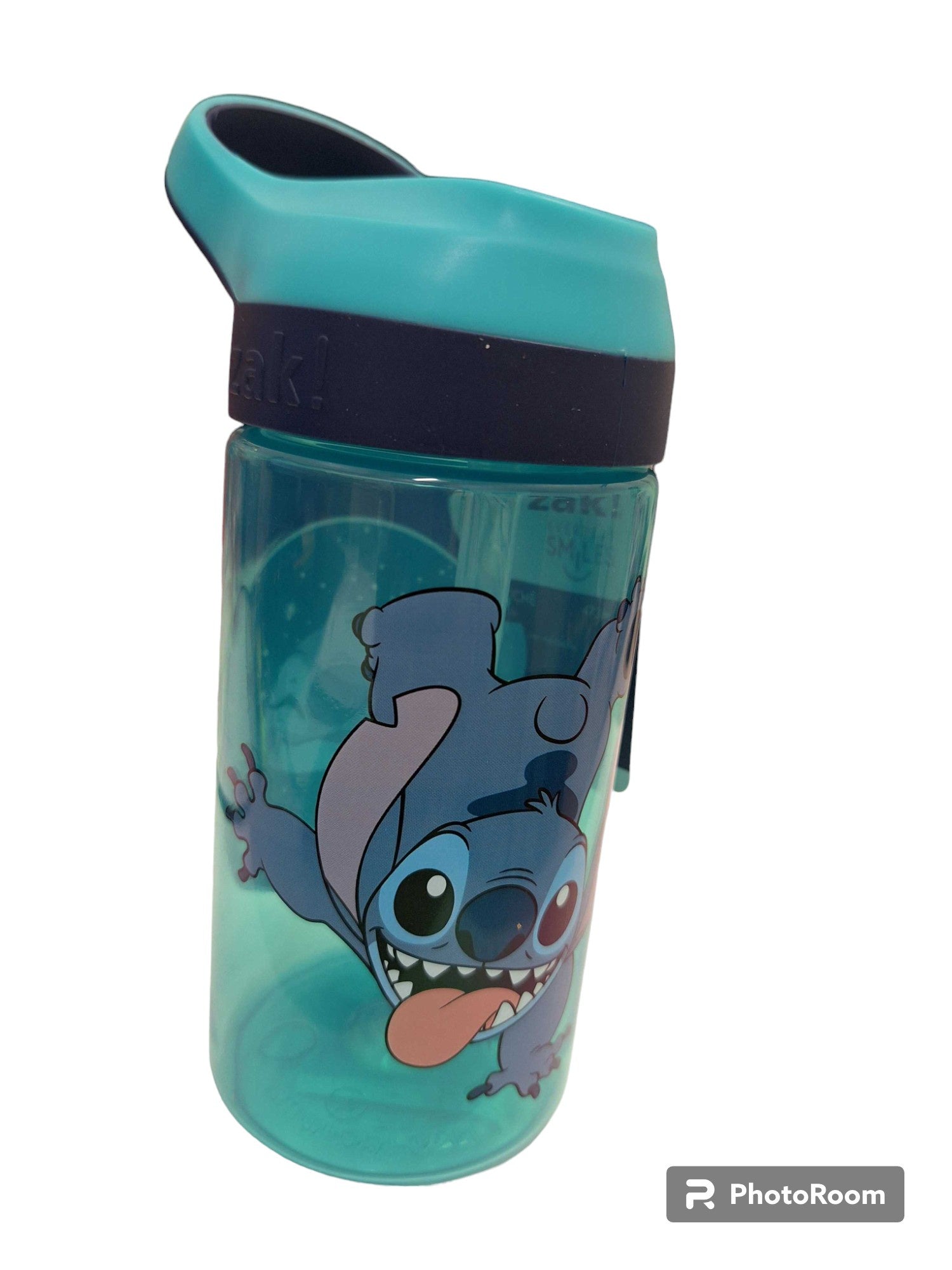 Disney Stitch Bottle with Straw Lid 16oz Zak Design
