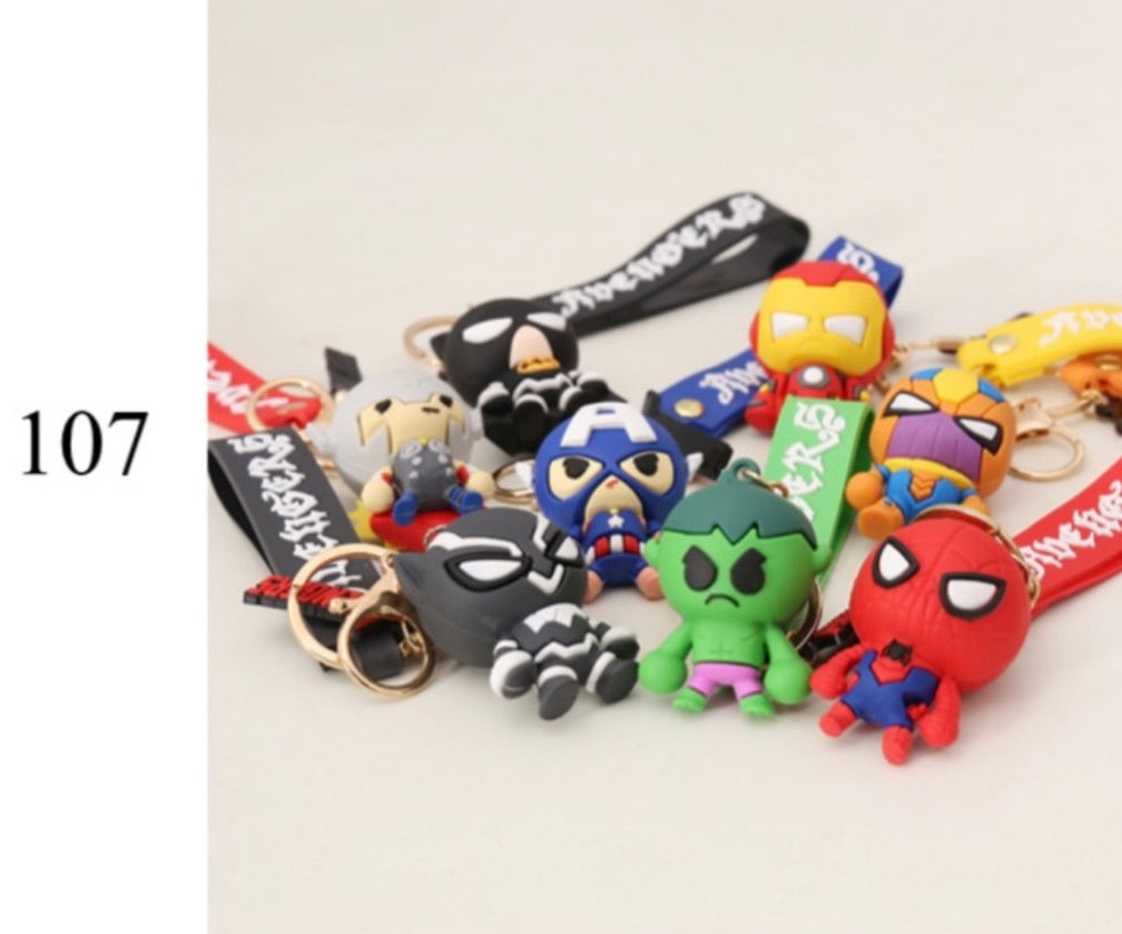 Hero Series Character Assorted Keychain