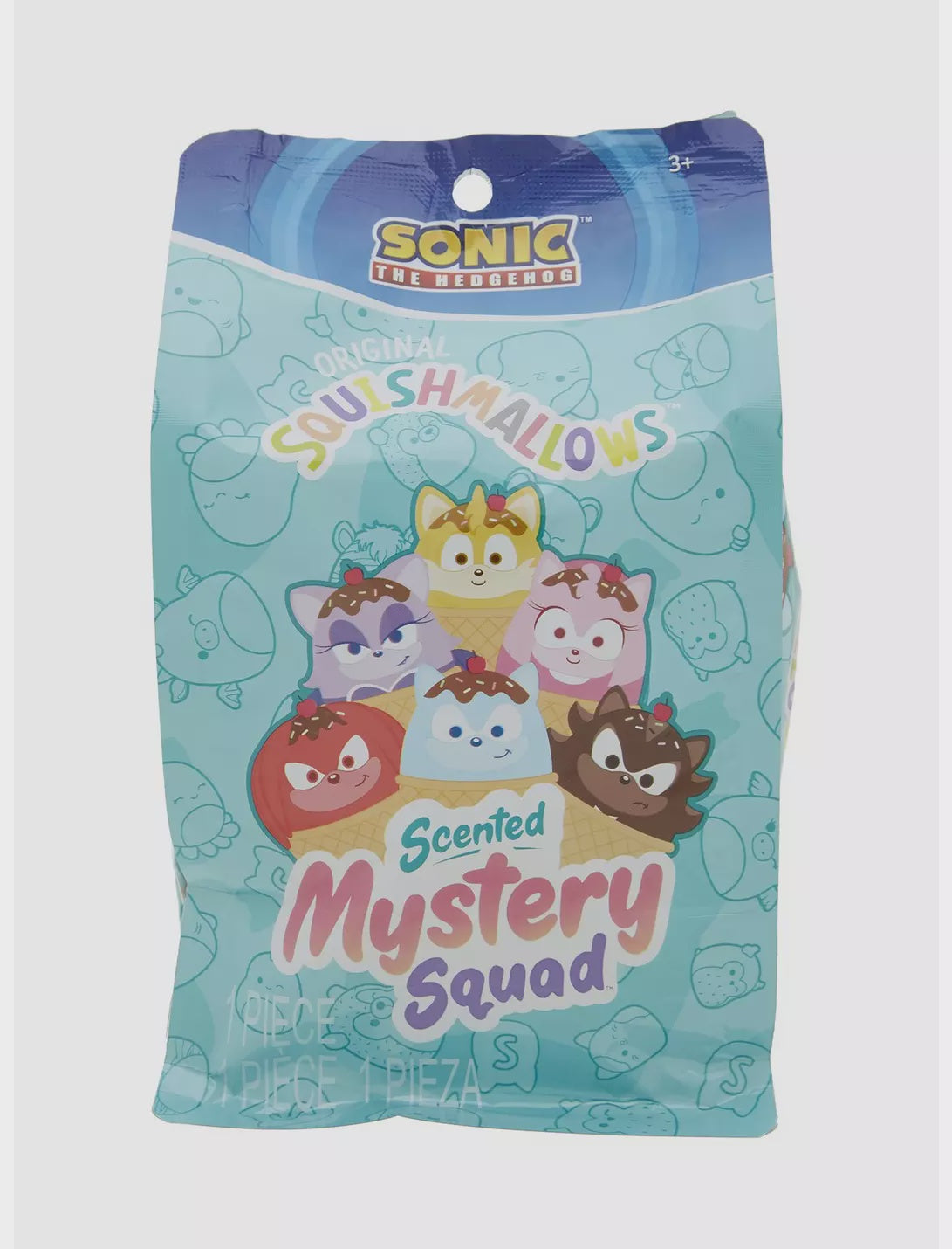 Squishmallows Sonic the Hedgehog Ice Cream Blind Bag Scented 5 Inch Plush