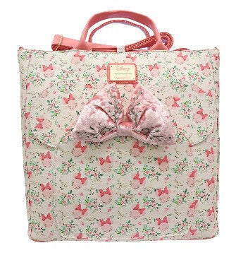 Minnie Mouse Floral Convertible Tote