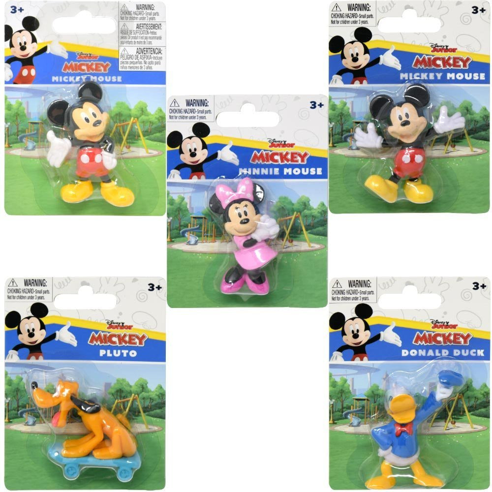 Mickey Single Pack Figures on blister card Assort