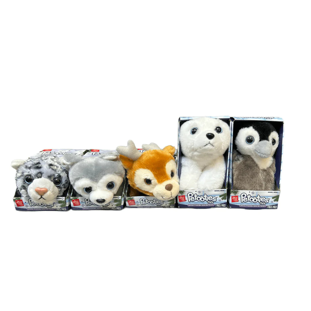 4" Russ Petooties Winter Animals