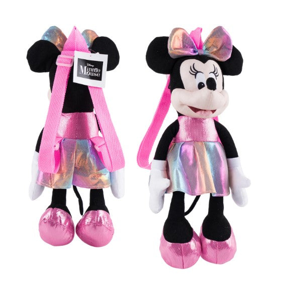 Minnie Mouse Pink Plush 16" with Straps