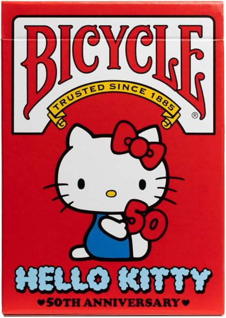 Bicycle Red Hello Kitty Playing Cards