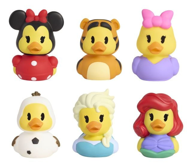 Disney Asst. Characters 2.75" Rubber Duck w/ Hangtag Wave 2