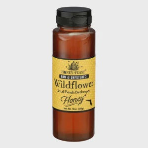 Honey Feast Wildflower Honey 12oz