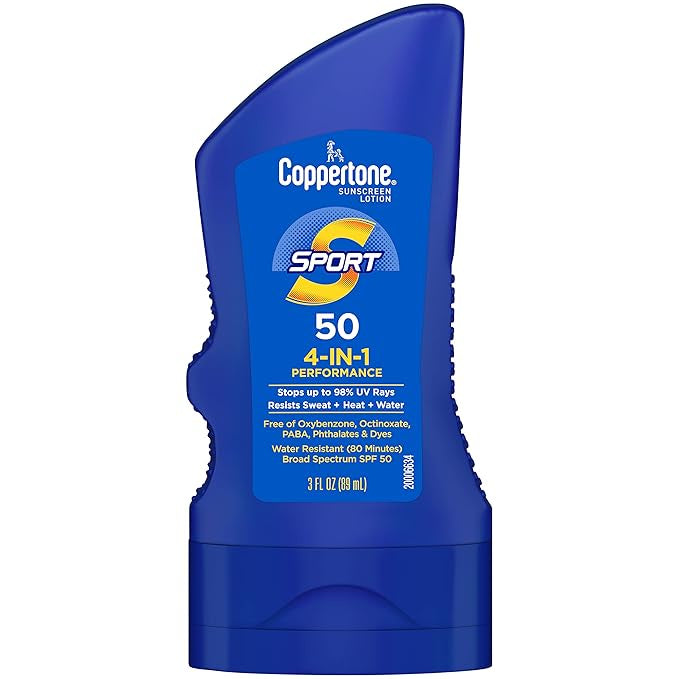 Coppertone Sunscreen SPF 50 Lotion, Water Resistant , Body Sunscreen Lotion