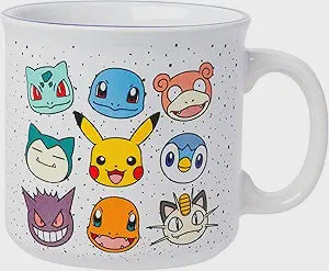 Pokemon Multi Face 20 oz. Ceramic Camper Mug