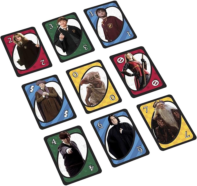 UNO Harry Potter Card Game For 2-10 Players Ages 7y+