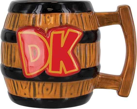 Donkey Kong Barrel Shaped Mug