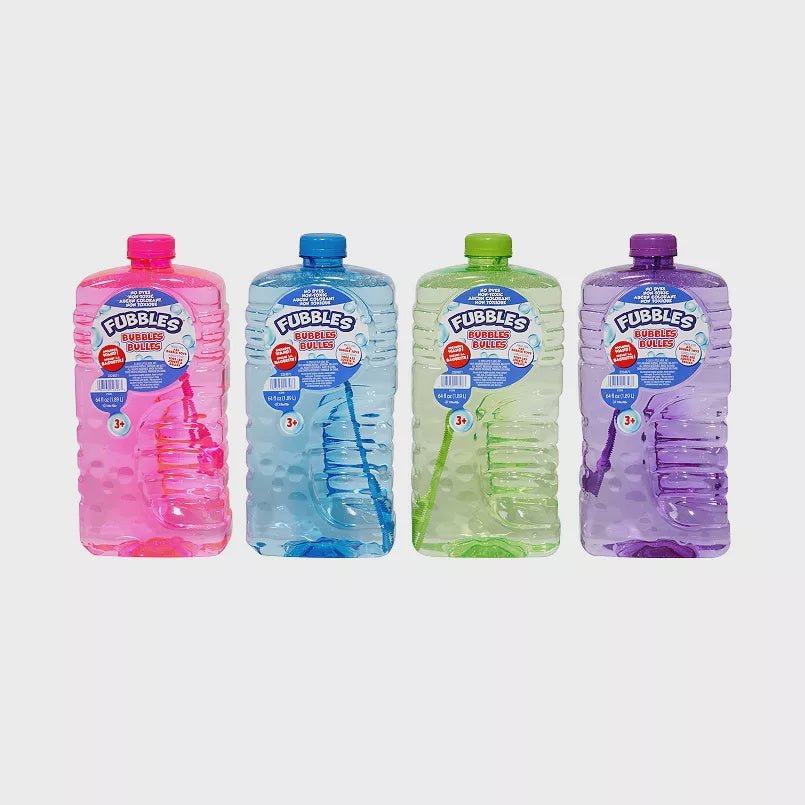 Fubbles Bubbles 64 oz Bubble Solution 1pc