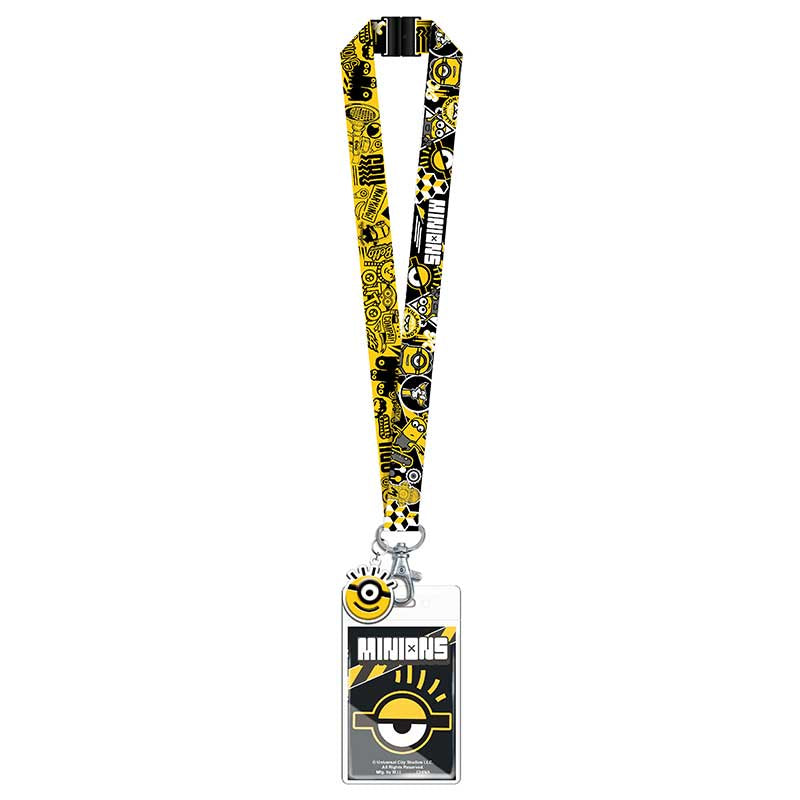 Minions 2 Lanyard w/ Card Holder & Soft Touch Dangle
