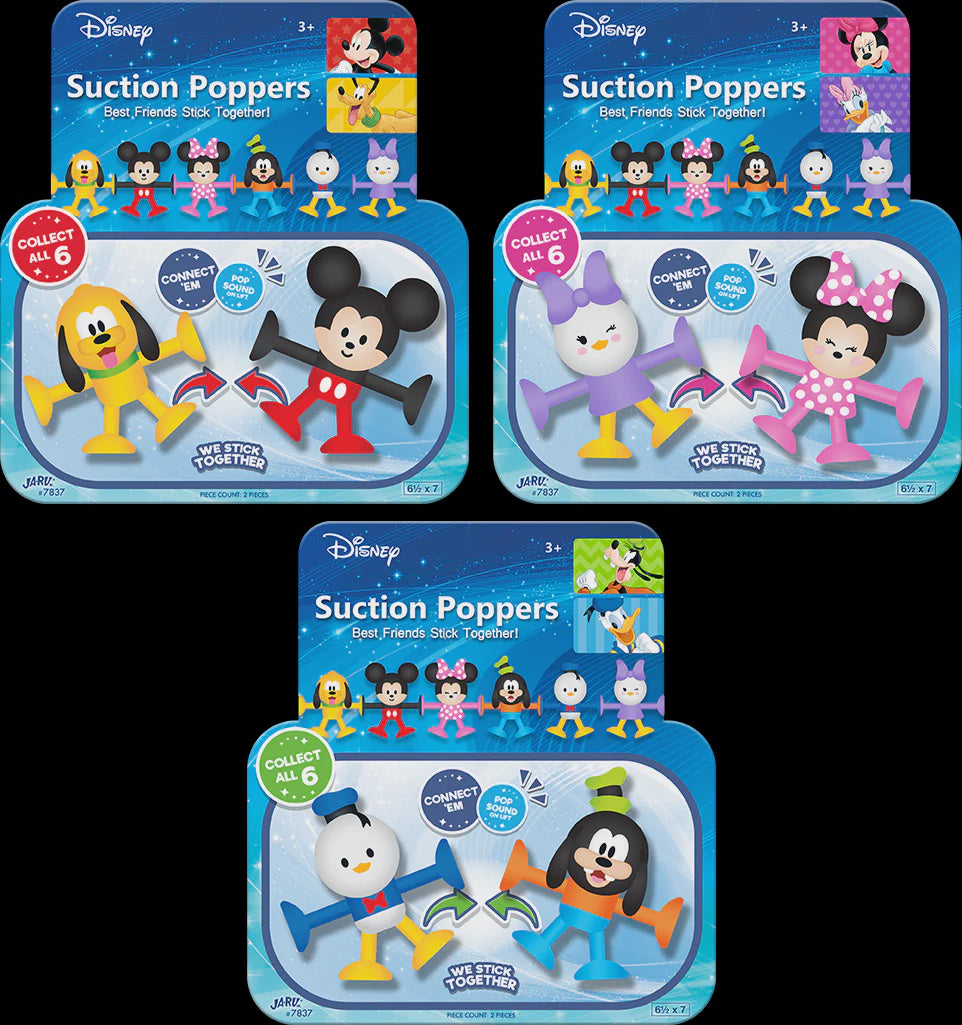 JA-RU Disney Suction Stackers 1pc Random