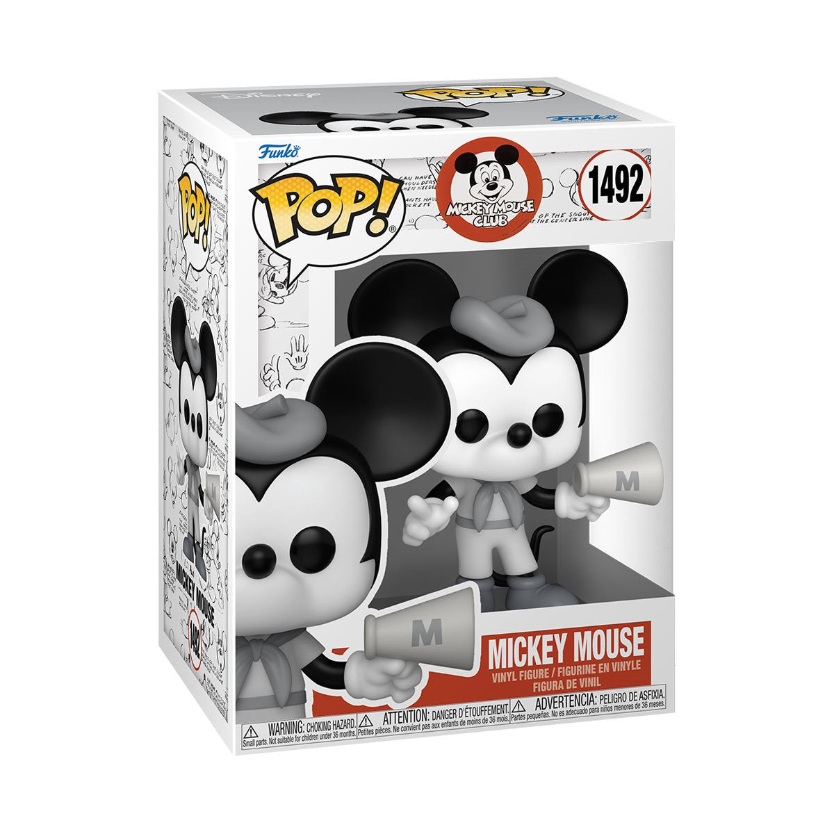 Mickey Mouse  Club(Black and White) Funko Pop! Figure
