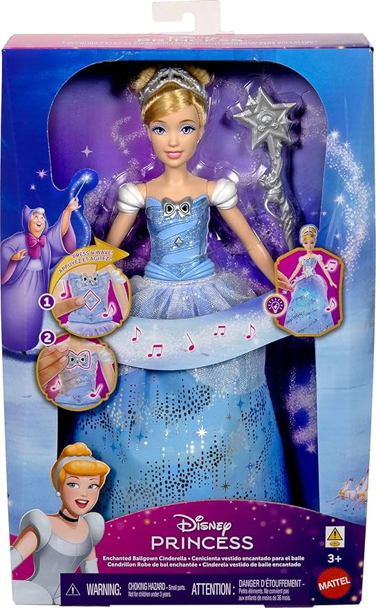 Disney Princess Cinderella Enchanted Ballgown Fashion Doll