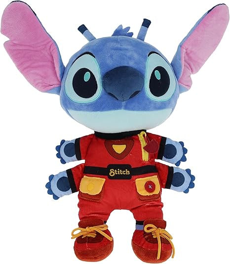 Disney Stitch Dress and Play Plush 17in