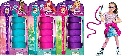 Disney Princess Ribbon Twirling Rainbow Stick Asst 1pc
