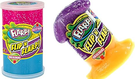 JA-RU Flip & Flarp Noise Putty Double Pack Original & Glitter