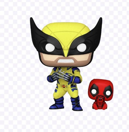 Deadpool & Wolverine with Babypool Funko Pop! Vinyl Figure