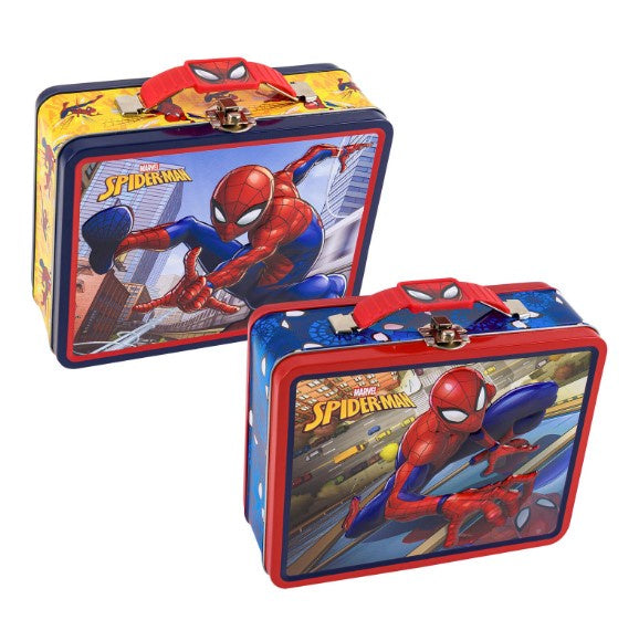Spiderman Lunch Tin Box Asst 1pc