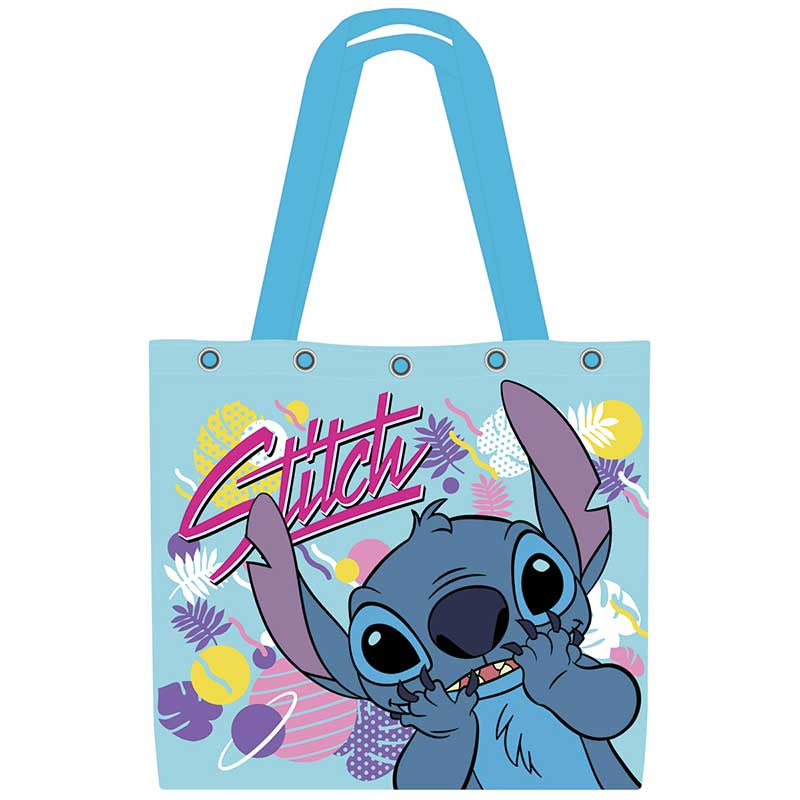 Stitch Expression Blue Tote Bag