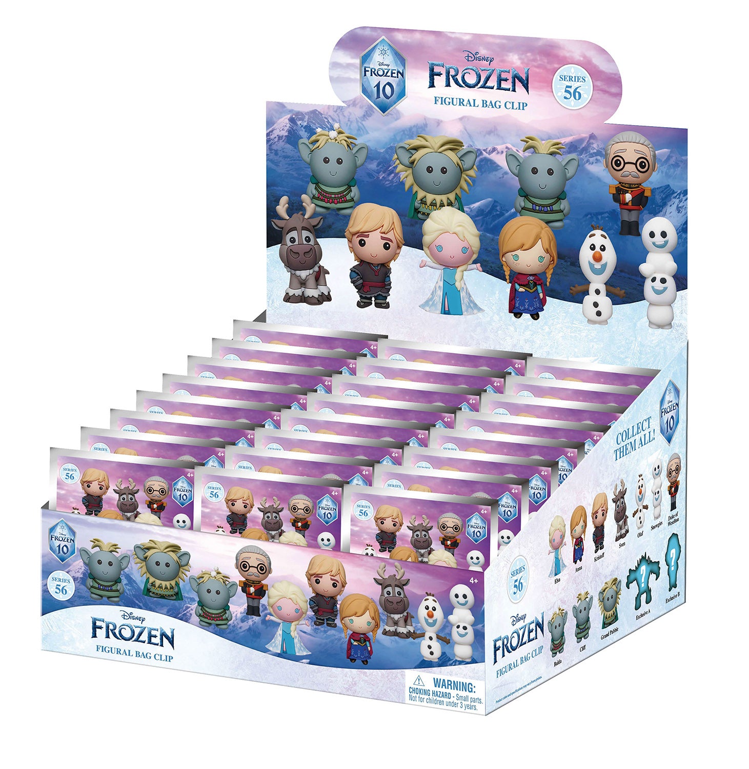 Frozen 10th Anniversary 3D Foam Bag Clip