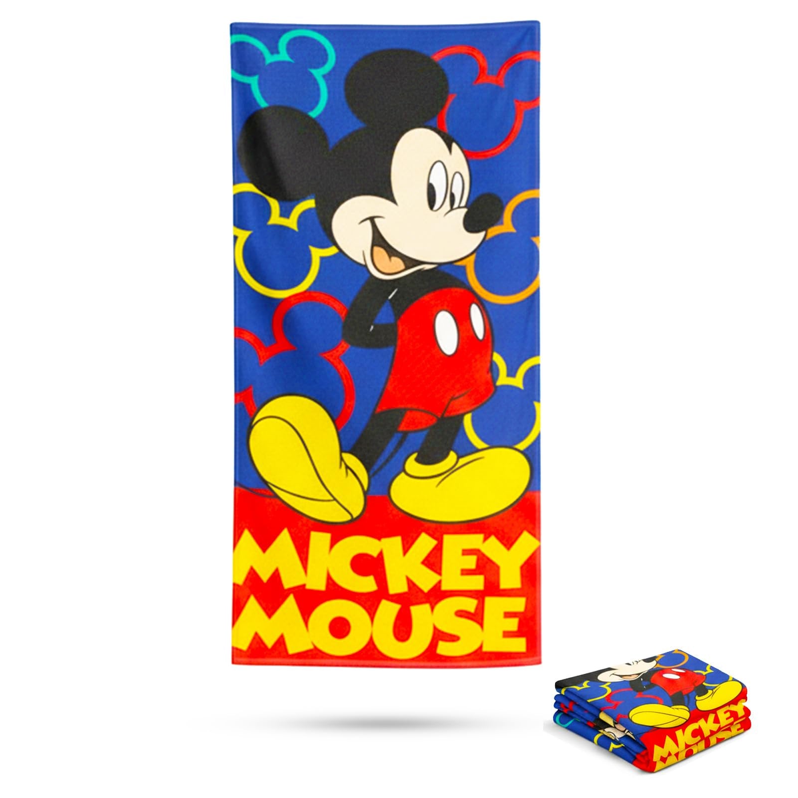 Mickey Color Pop 27"x54" Disney Beach Towel