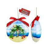 Palm Tree Flat/Ball 3" Ornament