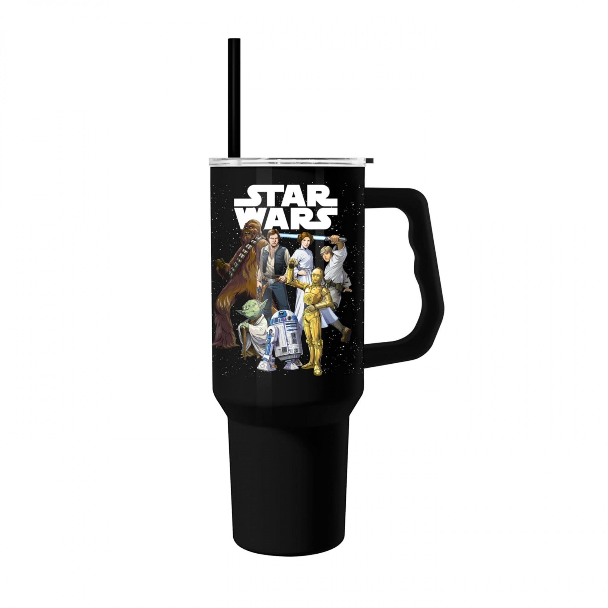 Star Wars Group Shot  40oz Stainless Steel Tumbler w Handle