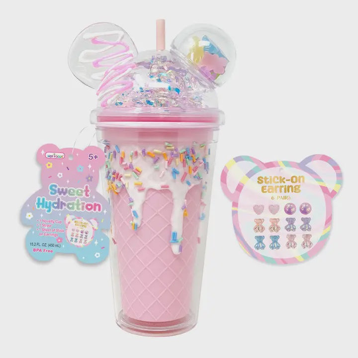 Hot Focus Gummy Bear Sweet Tumbler Cup 15.2Oz