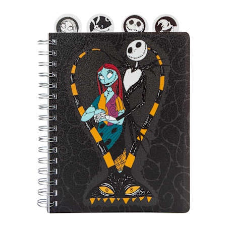 NBC Jack & Sally 4 Tabbed Spiral Journal - 96pg