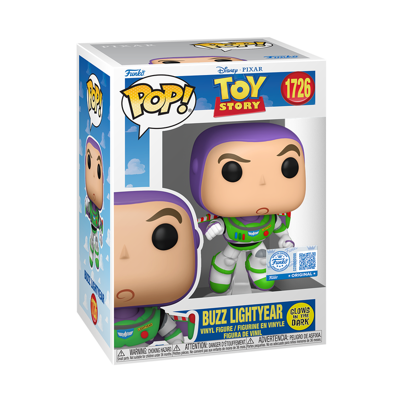 Toy Story Buzz Lightyear Glow-in-the-Dark Funk Pop! Vinyl Figure