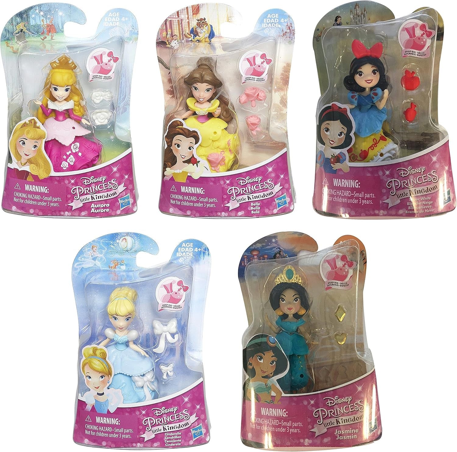 Little Kingdom Disney Princess Snap-in Dolls